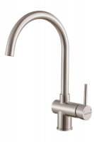 Смеситель для кухни Paulmark Bend Be212066-SS нержавеющая сталь