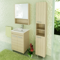 Зеркало-шкаф Comforty Марио 60 сосна лоредо
