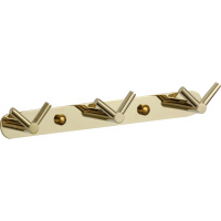 Планка с крючками (3 крючка) Savol S-007223B золото