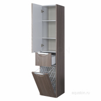 Шкаф-колонна Aquaton Сильва левый дуб макиато 1A215603SIW5L