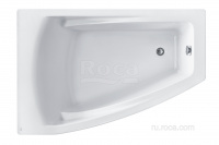 Акриловая ванна Roca Hall Angular 150х100 левая ZRU9302864