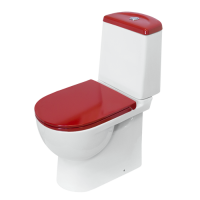 Унитаз-компакт Sanita luxe Best Color Red микролифт