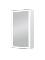 Зеркало-шкаф Континент Allure LED 350х650 левый