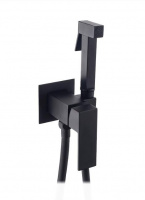 Смеситель KAISER Sonat 34777-2 Black Mat встроенный с гигиеническим дущем