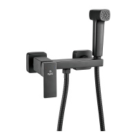 Гигиенический душ со смесителем Rose R2805H-1 черный