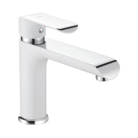 Смеситель для раковины Rose R21F R2101F-1 белый/хром