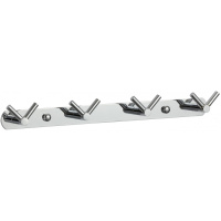 Планка с крючками (4 крючка) Savol S-007224 хром