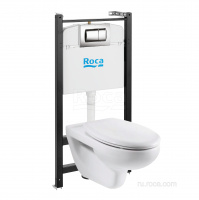 ПЭК Roca Victoria Pack 893100000 подвесной унитаз + инсталляция + кнопка + сиденье