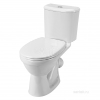 Унитаз-компакт Santek Бореаль с диагональным выпуском, антивсплеск 1WH302143