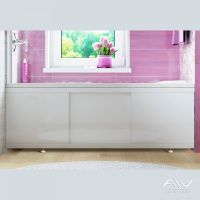 Экран под ванну Alavann Crystal раздвижной 160см