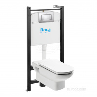 ПЭК Roca Dama Senso Pack 893104090 подвесной унитаз + инсталляция + кнопка + сиденье