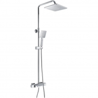 Душевая система с термостатом Rose R3736 хром