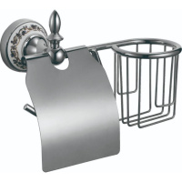 Держатель для туалетной бумаги и освежителя Savol S-L06851A хром