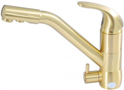 Смеситель для кухни KAISER Safira 15066-3 Gold/Brass