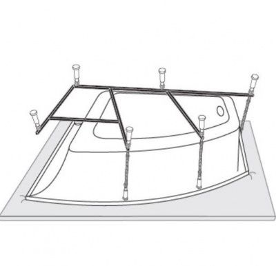 Каркас к ваннам VAGNERPLAST Selena 147, Flora 150x100