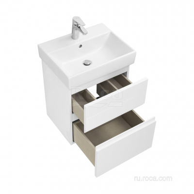 Тумба под раковину Roca Oleta 50 белый глянец A857638806