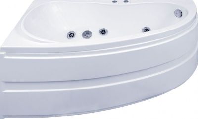 Акриловая ванна Bas Алегра 150х90 L с г/м оборудованием FLAT
