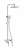 Душевая система Rose R2536F белый/хром Душевая система Rose R2536F белый/хром
