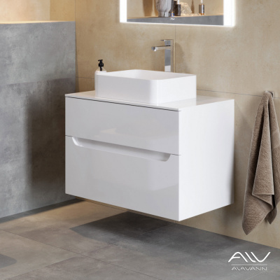 Тумба с раковиной Alavann Stella 80 (Joy), камень