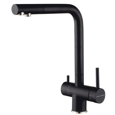 Смеситель для кухни Paulmark Skalen Sk213020-308 черный