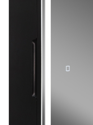 Зеркало-пенал Континент Mirror Box Black Led 400х1600