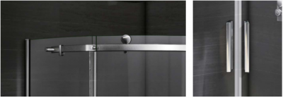 Душевой уголок GOOD DOOR GALAXY R-100-C-CH