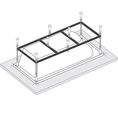 Каркас к прямоугольным ваннам VAGNERPLAST 180x70