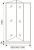 Душевая дверь GOOD DOOR INFINITY SD-90-W-CH Душевая дверь GOOD DOOR INFINITY SD-90-W-CH