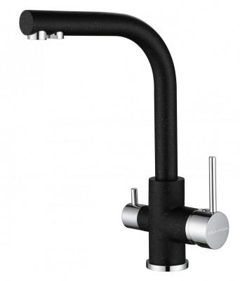 Смеситель для кухни Paulmark Essen Es213011-308 черный