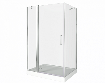 Душевой уголок GOOD DOOR PANDORA WTW+SP-110х80-С-CH