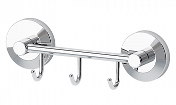 Держатель с 3-мя крючками 20 см хром FBS Standard STA 024