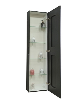 Зеркало-пенал Континент Mirror Box Black Led 400х1600