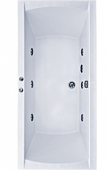Акриловая ванна Bas Индика 170x80 с г/м оборудованием FLAT