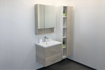 Тумба с раковиной Comforty Парма 60 дуб дымчатый