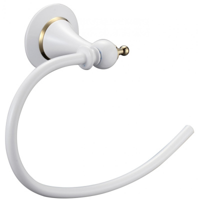 Держатель для полотенец кольцевой Savol S-06960W белый