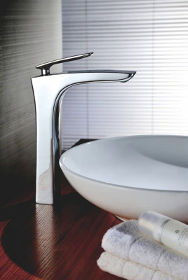 Смеситель для раковины высокий Rose R27 R2711 хром