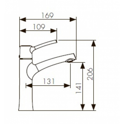 Смеситель для раковины KAISER Stick 49111