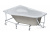 Монтажный комплект к ванне Santek Ибица XL 160х100 1WH112427 Монтажный комплект к ванне Santek Ибица XL 160х100 1WH112427