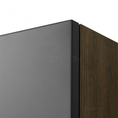 Шкаф-колонна Aquaton Терра 1-створчатый дуб кантри, антрацит 1A247503TEKA0
