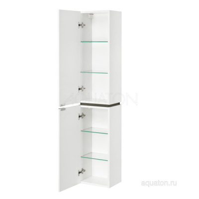 Шкаф-колонна Aquaton Скай PRO белый глянец левый 1A238603SY01L