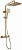 Душевая система KAISER Serio 05382-3 с термостато+R[-2]C[-3]м Brushed gold