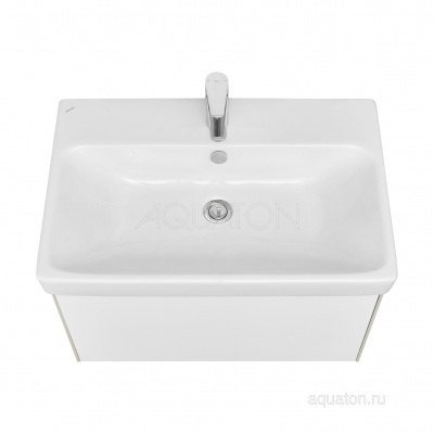 Тумба под раковину Aquaton Асти 70 белый глянец 1A263001AXD70