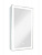 Зеркало-шкаф Континент Allure LED 350х650 правый