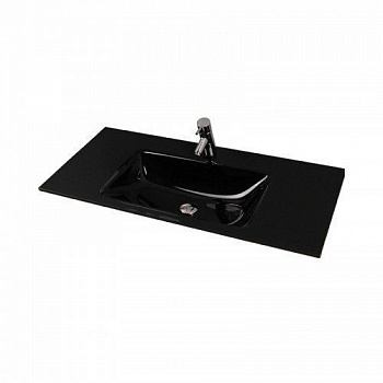 Раковина RIMINI 100 12 1002*448 FLOAT BLACK