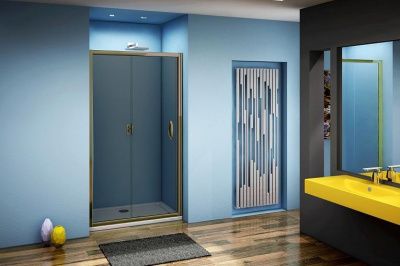 Душевая дверь GOOD DOOR JAZZ WTW-110-B-BR