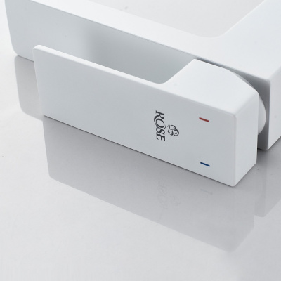 Смеситель для раковины Rose R1801C-1 белый