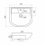 Раковина Santek Ладога 50 1WH110256 Раковина Santek Ладога 50 1WH110256