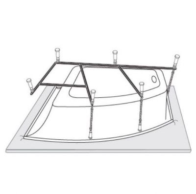Каркас к ванне VAGNERPLAST Cavallo offset 160x90