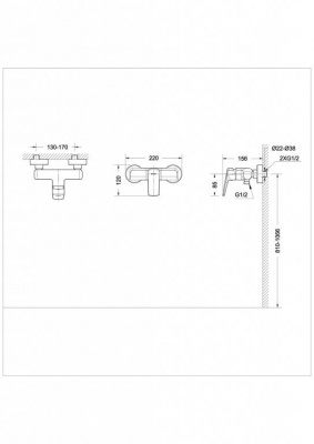 Смеситель Bravat REAL F9121179CP-01 для душа