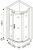 Душевой уголок GOOD DOOR GALAXY R-100-C-B